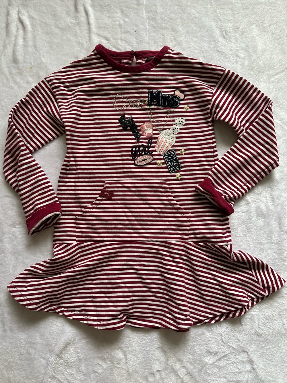 Mayoral long-sleeve sweatshirt mini dress Size 9